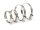 Schlauchschellen Edelstahl W4 8 - 120 mm V2A Schellen Rohrschellen Band 9/12mm 9mm Ø 80mm -100mm 5 Stück